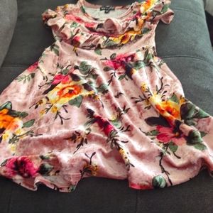 Nordstrom velvet Ava & Yelly  girl dress size 6